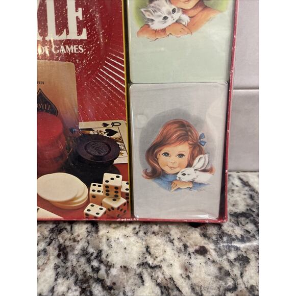 Vintage In Package Hoyle Card Playing Game Rule Book & 2 pkgs Deck Of Cards - Picture 3 of 5
